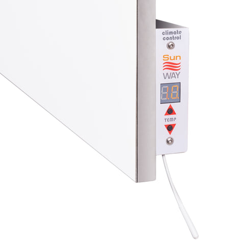 TCMT-RA 450 Håndkletørker infrarød i hvit, Keramisk front 450W  m/termostat IP33